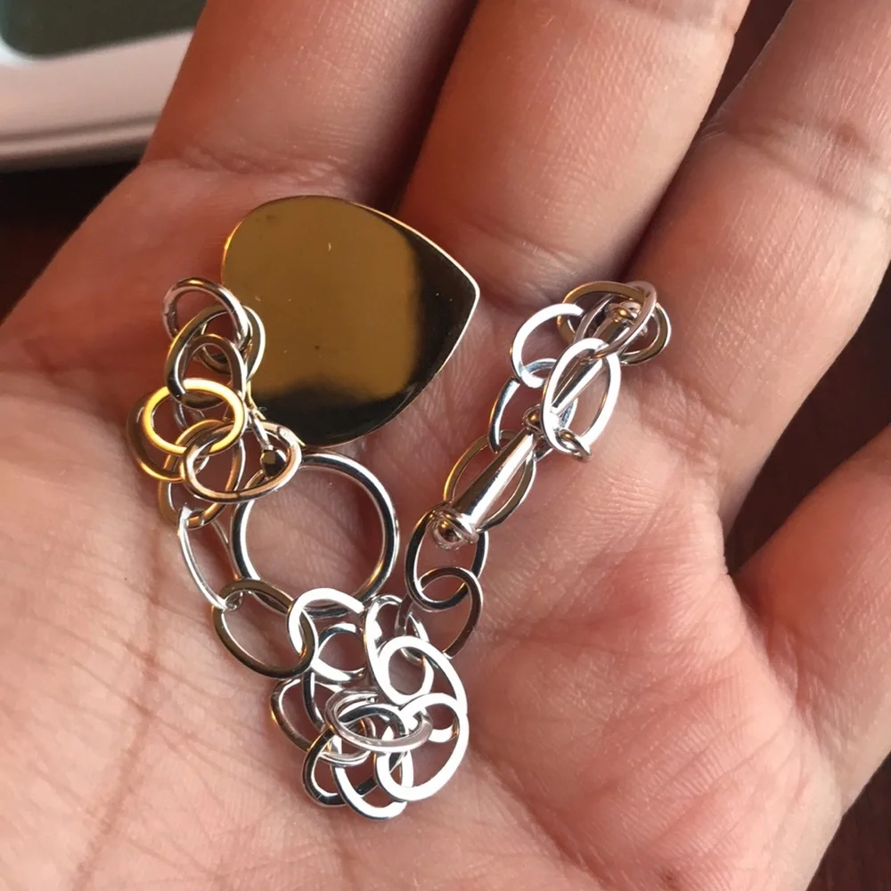 Sterling Ross Simons toggle heart bracelet - 7.75” long - Picture 6 of 12